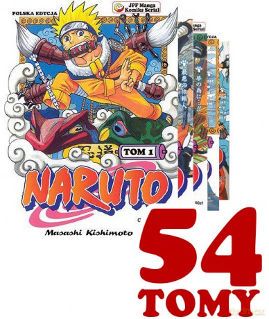Naruto (Tom 1-54) Pakiet - Masashi Kishimoto [54xKOMIKS]