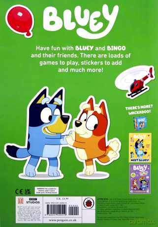 Bluey: Bluey and Friends Sticker Activity - Bluey [KSIĄŻKA]
