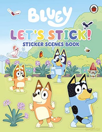 Bluey: Let's Stick!: Sticker Scenes Book - Bluey [KSIĄŻKA]
