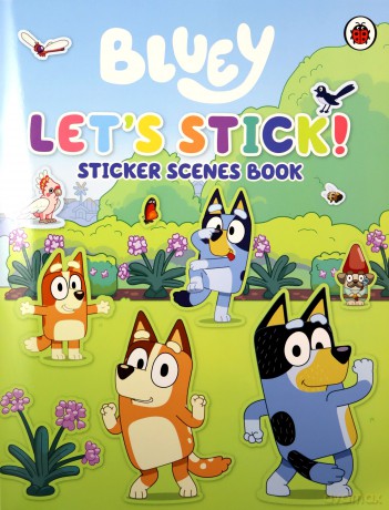 Bluey: Let's Stick!: Sticker Scenes Book - Bluey [KSIĄŻKA]