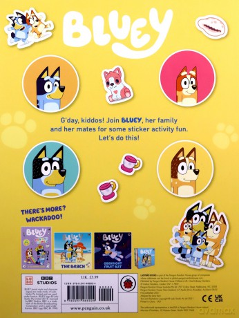 Bluey: Meet Bluey! Sticker Activity Book - Bluey [KSIĄŻKA]