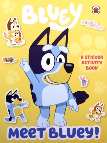 Bluey: Meet Bluey! Sticker Activity Book - Bluey [KSIĄŻKA]