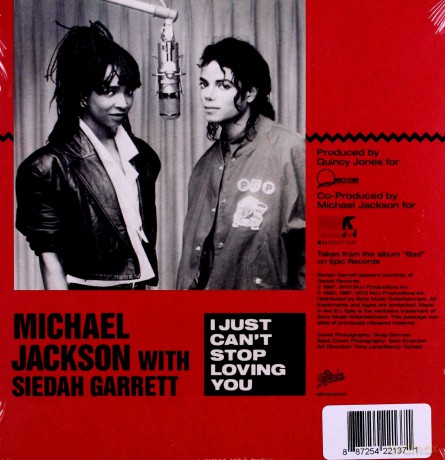 Michael Jackson: I Just Can't Stop Loving You/Baby Be Mine [Winyl](Single)