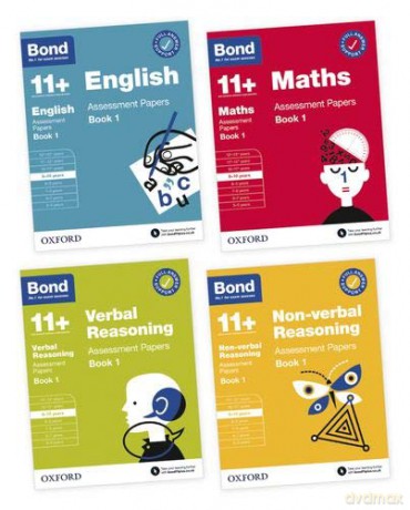 Bond 11+ English, Maths, Verbal Reasoning, Non Verbal Reasoning: Assessment Papers: 9-10 Yrs Bundle - Sarah Lindsay [KSIĄŻKA]