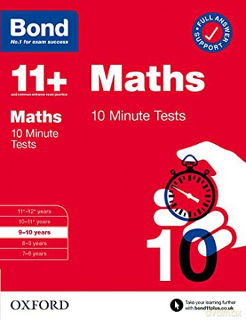 Bond 11+: Bond 11+ 10 Minute Tests Maths 9-10 years (Bond: 10 Minute Tests) - Sarah Lindsay [KSIĄŻKA]
