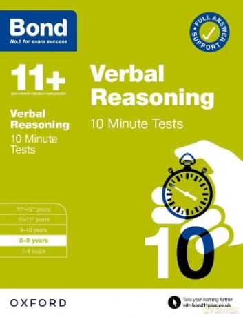 Bond 11+: Bond 11+ Verbal Reasoning 10 Minute Tests with Answer Support 8-9 years - Frances Down [KSIĄŻKA]