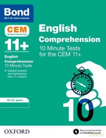 Bond 11+: CEM English Comprehension 10 Minute Tests: 10-11 Years - Christine Jenkins [KSIĄŻKA]
