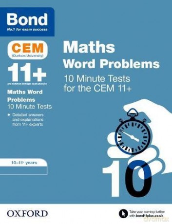 Bond 11+: CEM Maths Word Problems 10 Minute Tests: 10-11 Years - Michellejoy Hughes [KSIĄŻKA]