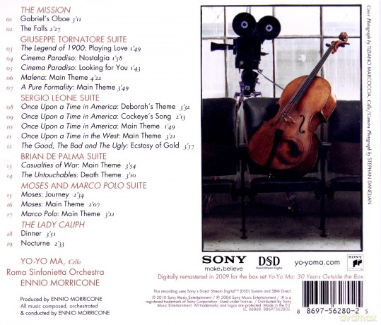 Yo-Yo Ma: Yo-Yo Ma Plays Ennio Morricone [CD]