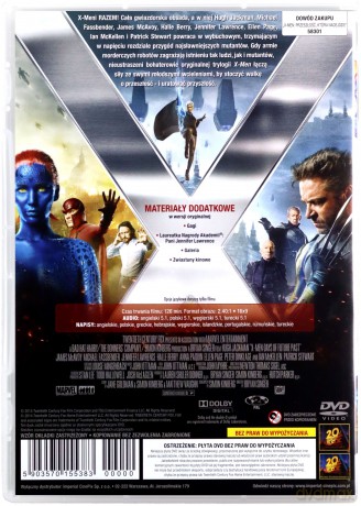 X-Men: Przeszłość, która nadejdzie [DVD]