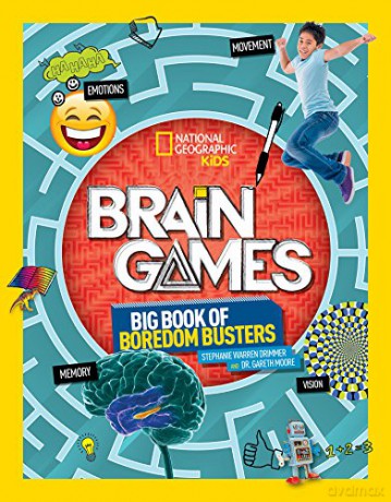 Brain Games: Big Book of Boredom Busters (Activity Books) - National Geographic Kids [KSIĄŻKA]
