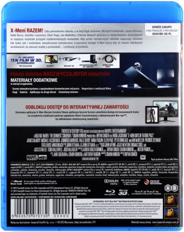 X-men: Przeszłość, która nadejdzie 3D [Blu-Ray]+[Blu-Ray 3D]