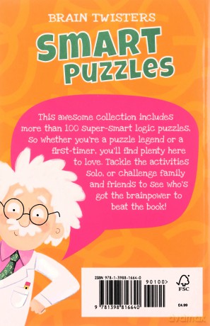 Brain Twisters: Smart Puzzles: Over 80 Clever Puzzles - Ivy Finnegan [KSIĄŻKA]
