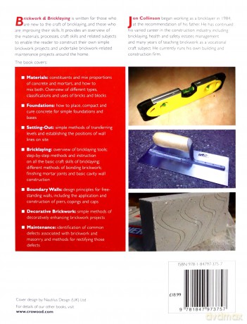 Brickwork and Bricklaying: A DIY Guide - Jon Collinson [KSIĄŻKA]