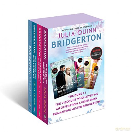 Bridgerton Boxed Set 1-4: The Duke and I/The Viscount Who Loved Me/An Offer from a Gentleman/Romancing Mister Bridgerton (Bridgertons) - Julia Quinn [KSIĄŻKA]