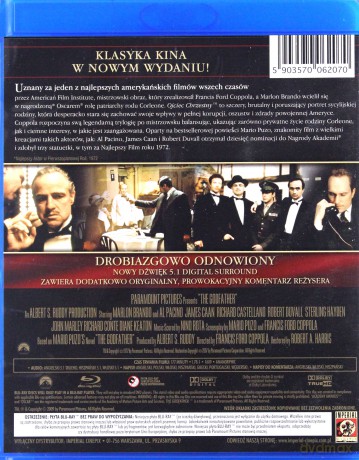 Ojciec Chrzestny / Ojciec Chrzestny 2 / Ojciec Chrzestny 3 (odnowiona edycja) Pakiet [3xBlu-Ray]