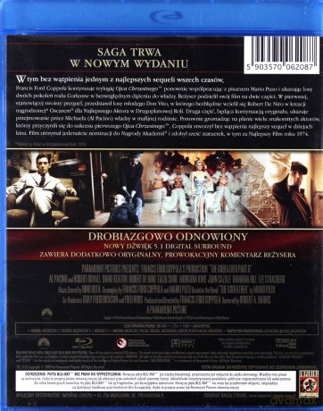 Ojciec Chrzestny / Ojciec Chrzestny 2 / Ojciec Chrzestny 3 (odnowiona edycja) Pakiet [3xBlu-Ray]