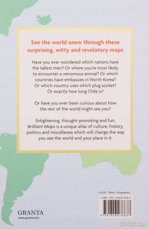 Brilliant Maps: An Atlas for Curious Minds - Ian Wright [KSIĄŻKA]