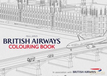 British Airways Colouring Book - Paul Jarvis [KSIĄŻKA]