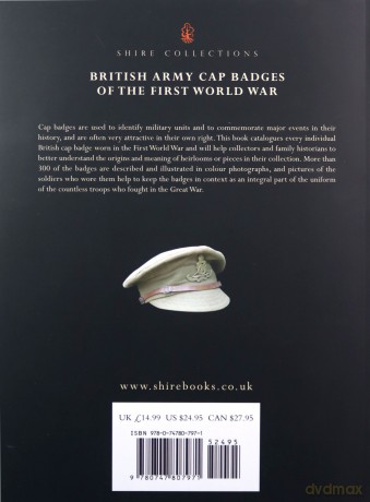 British Army Cap Badges of the First World War (Shire Collections): No. 6 - Chris Foster [KSIĄŻKA]