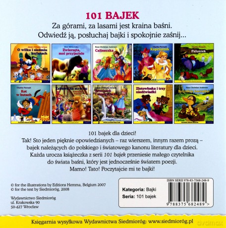 101 bajek. Czerwony Kapturek [KSIĄŻKA]
