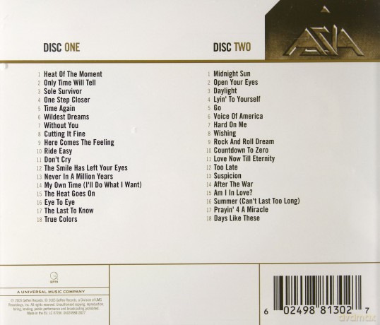 Asia: Gold (Remastered) [2CD]