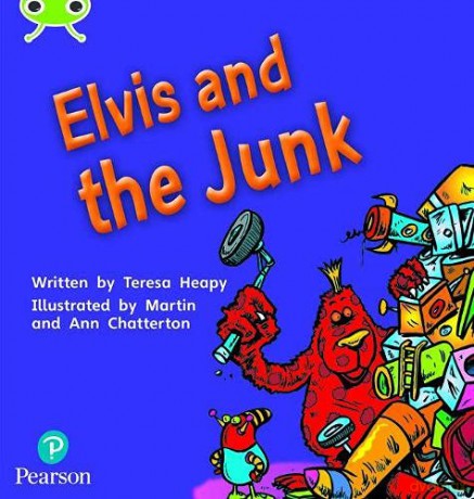 Bug Club Phonics Fiction Reception Phase 4 Unit 12 Elvis and the Junk (Phonics Bug) - Teresa Heapy [KSIĄŻKA]