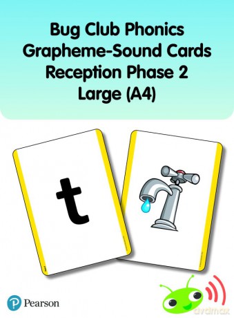 Bug Club Phonics Grapheme-Sound Cards Reception Phase 2 Large (A4) (Phonics Bug) - Joyce Watson [KSIĄŻKA]