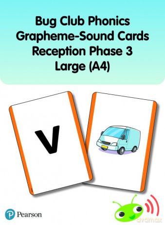 Bug Club Phonics Grapheme-Sound Cards Reception Phase 3 Large (A4) (Phonics Bug) - Joyce Watson [KSIĄŻKA]