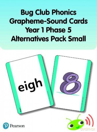 Bug Club Phonics Grapheme-Sound Cards Year 1 Phase 5 Alternatives Pack (Small) (Phonics Bug) - Rhona Johnston [KSIĄŻKA]