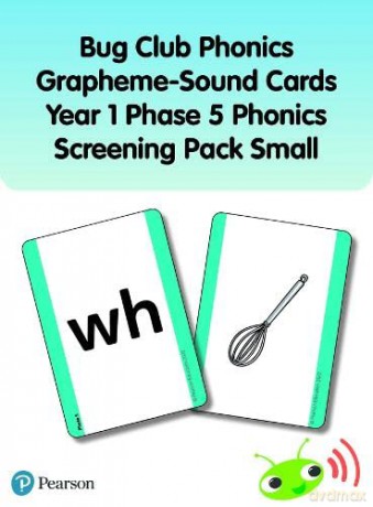 Bug Club Phonics Grapheme-Sound Cards Year 1 Phase 5 Phonics Screening Pack (Small) (Phonics Bug) - Rhona Johnston [KSIĄŻKA]