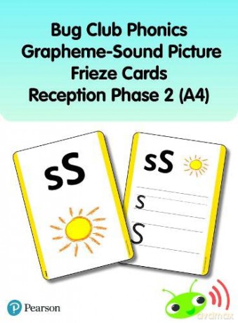 Bug Club Phonics Grapheme-Sound Picture Frieze Cards Reception Phase 2 (A4) (Phonics Bug) - Rhona Johnston [KSIĄŻKA]
