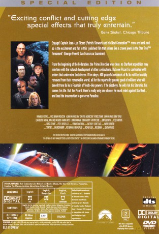 Star Trek IX. Rebelia wersja specjalna [2DVD]