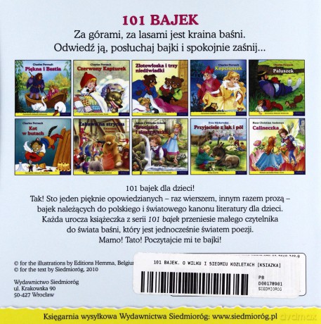 101 bajek. O wilku i siedmiu koźlętach [KSIĄŻKA]