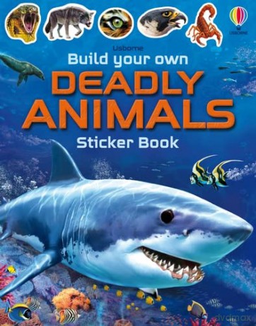 Build Your Own Deadly Animals (Build Your Own Sticker Book): 1 - Simon Tudhope [KSIĄŻKA]