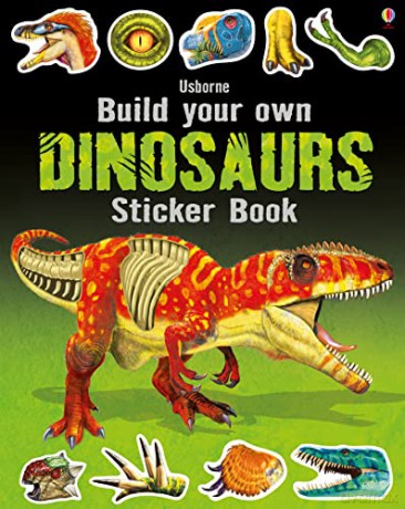 Build Your Own Dinosaur Sticker Book: 1 (Build Your Own Sticker Book) - Simon Tudhope [KSIĄŻKA]