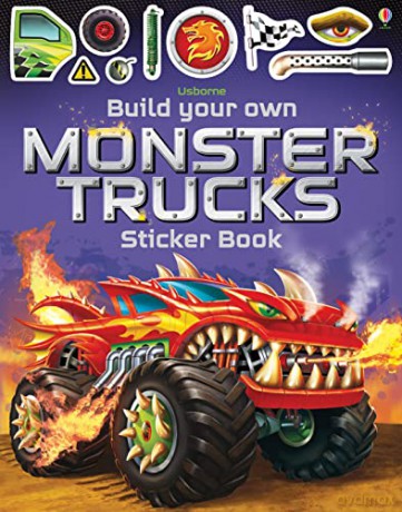 Build Your Own Monster Trucks Sticker Book (Build Your Own Sticker Book) - Simon Tudhope [KSIĄŻKA]