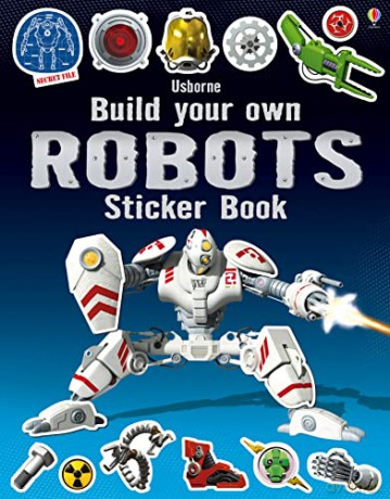 Build Your Own Robots Sticker Book (Build Your Own Sticker Books) - Simon Tudhope [KSIĄŻKA]