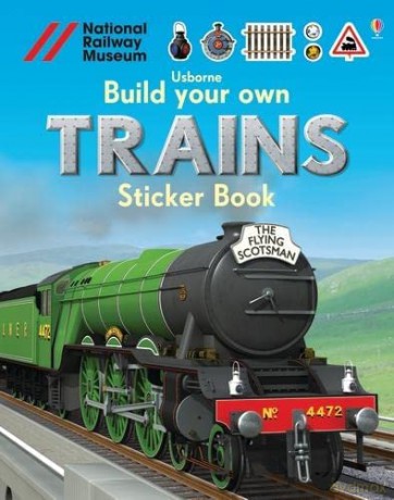Build Your Own Trains Sticker Book (Build Your Own Sticker Books): 1 - Simon Tudhope [KSIĄŻKA]