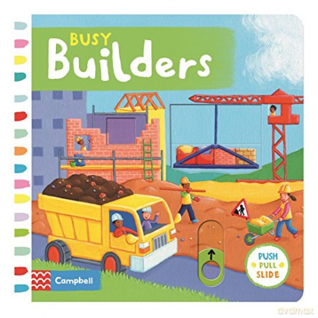 Busy Builders (Campbell Busy Books, 3) - Rebecca Finn [KSIĄŻKA]