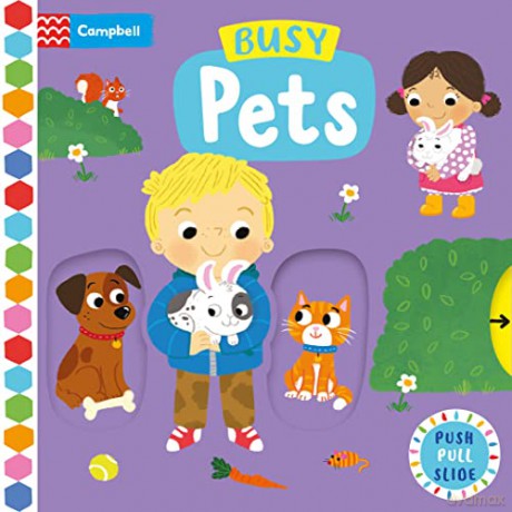 Busy Pets (Campbell Busy Books, 57) - Campbell Books [KSIĄŻKA]