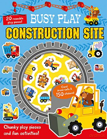 Busy Play Construction Site (Busy Play Activity Books) - Imagine That [KSIĄŻKA]