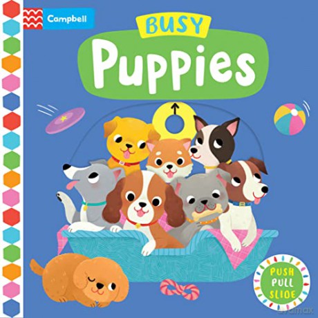 Busy Puppies (Campbell Busy Books, 62) - Campbell Books [KSIĄŻKA]