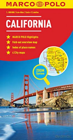 California Marco Polo Map (Marco Polo Maps) - Marco Polo [KSIĄŻKA]