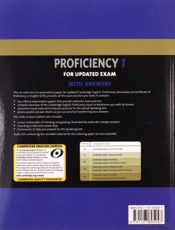 Cambridge English Proficiency 1 for Updated Exam Student's Book with Answers: Authentic Examination Papers from Cambridge ESOL - Cambridge ESOL [KSIĄŻKA]