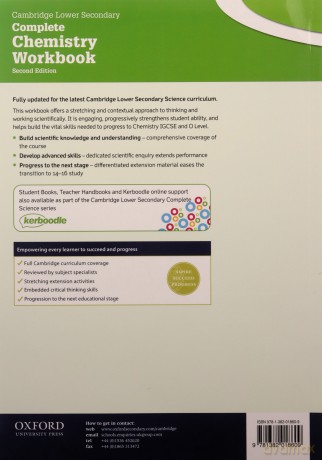 Cambridge Lower Secondary Complete Chemistry: Workbook (Second Edition) - Philippa Gardom Hulme [KSIĄŻKA]