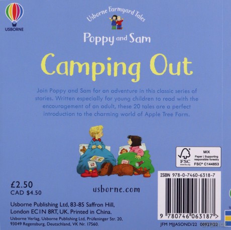 Camping Out (Mini Farmyard Tales) - Heather Amery [KSIĄŻKA]