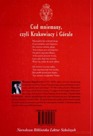 Cud mniemany, czyli Krakowiacy i Górale  [KSIĄŻKA]