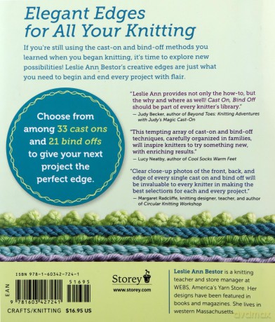 Cast On, Bind Off: 54 Step-By-Step Methods - Ann Leslie Bestor [KSIĄŻKA]
