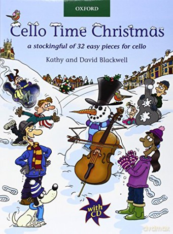 Cello Time Christmas + CD: A stockingful of 32 easy pieces for cello - Kathy Blackwell [KSIĄŻKA]